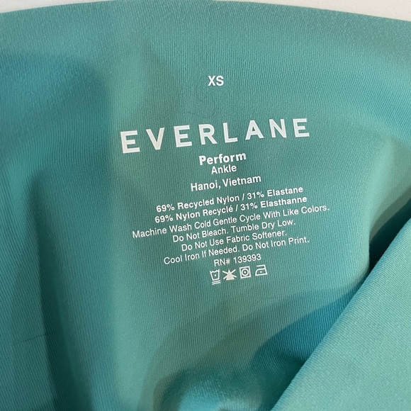 NWT Women’s Teal Everlane Leggings - Picture 4 of 6